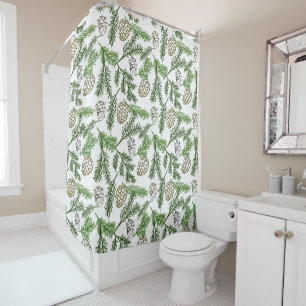 Rideaux De Douche Branches de pin