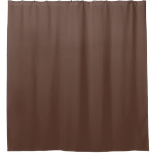 Rideaux De Douche Brown de chocolat riche couleur solide neutre impr
