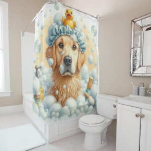 Rideaux De Douche Bubbly Chien