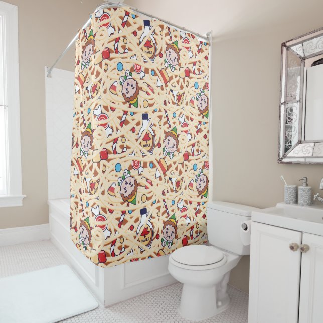 Rideaux De Douche Buddy l'Elfe | Motif de Noël (En situation)