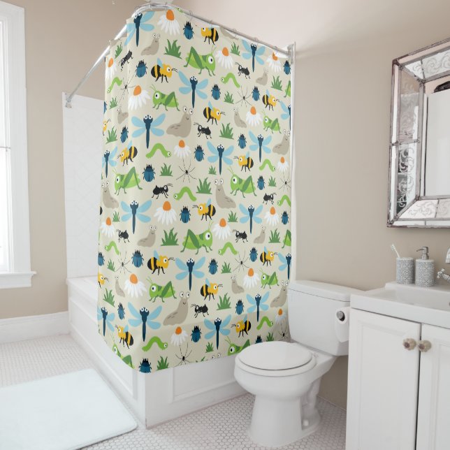 Rideaux De Douche Bugs (En situation)