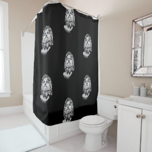 Rideaux De Douche Buste gréco-romain