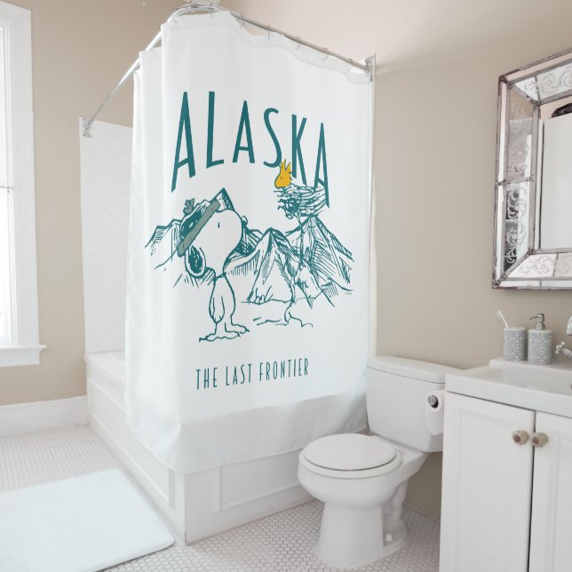 Rideaux De Douche cacahuètes | Alaska La Dernière frontière (En situation)
