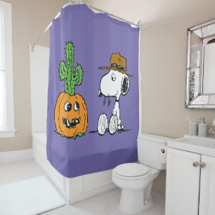 Rideaux De Douche cacahuètes Halloween du désert de Spike