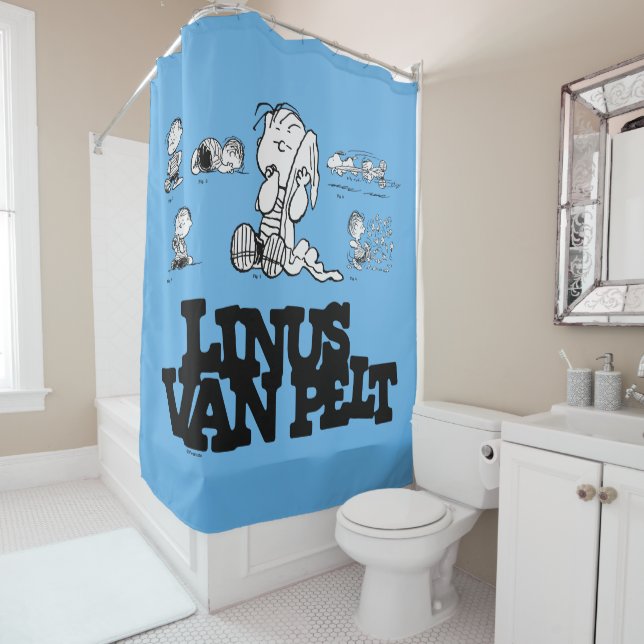 Rideaux De Douche cacahuètes | Linus (En situation)