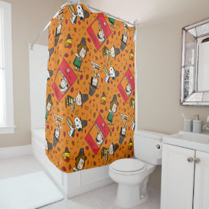 Rideaux De Douche cacahuètes MOTIF BON THANKSGIVING