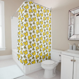Rideaux De Douche cacahuètes Motif Woodstock