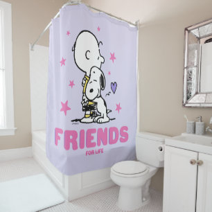 Rideaux De Douche cacahuètes Saint Valentin Amis De La Vie