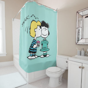 Rideaux De Douche cacahuètes   Saint Valentin   Lucy & Schroeder Kis