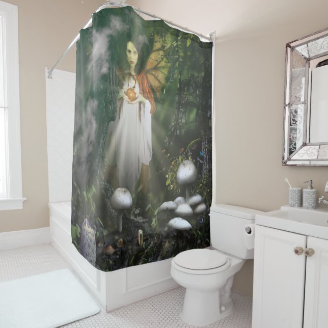 RIDEAUX DE DOUCHE CADEAU DES FÊTES (En situation)