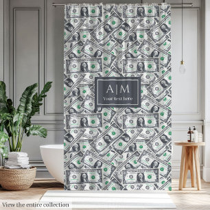 Rideaux De Douche Cadeau drôle et chic pour les amateurs d'argent av