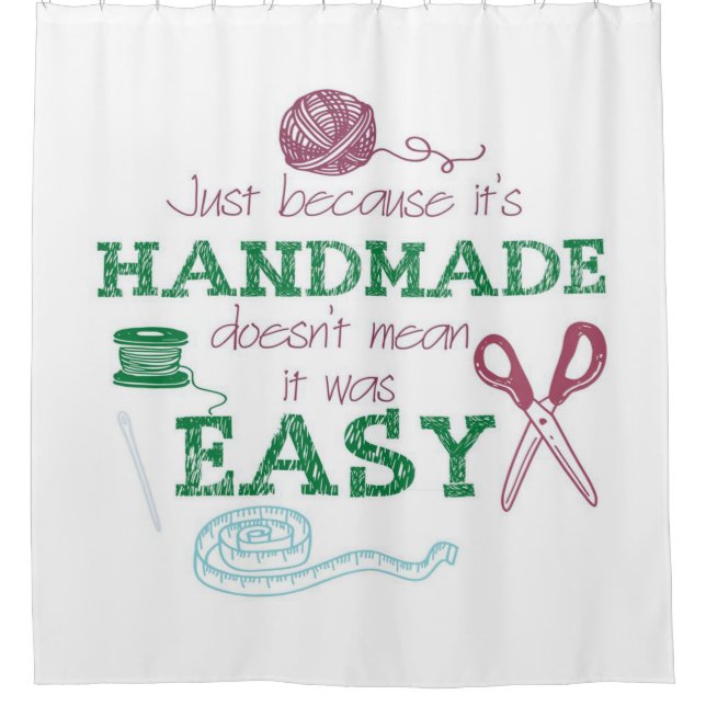 Rideaux De Douche Cadeau du propriétaire de Crochet fait main| Joli, (Devant)