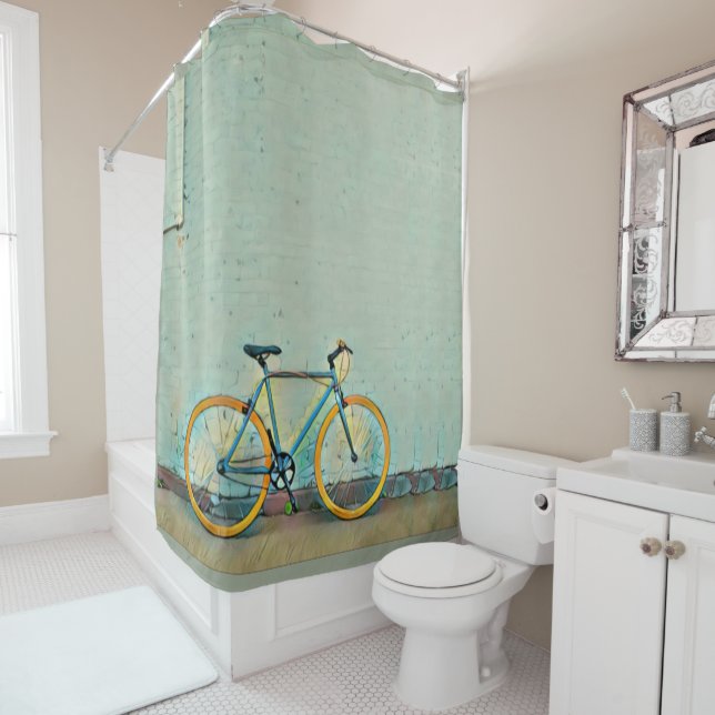 Rideaux De Douche Cadeaux de vélo pour elle (En situation)
