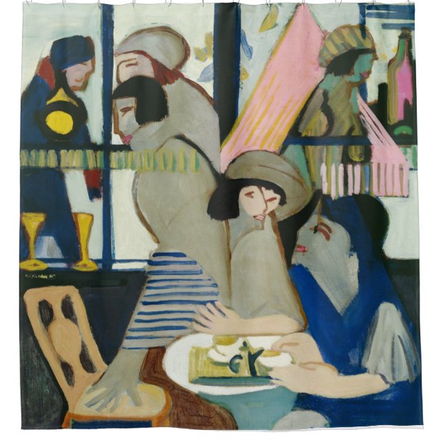 Rideaux De Douche Café par Ernst Ludwig Kirchner (Devant)
