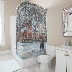 Rideaux De Douche Camille Pissarro - Chataigniers a Louvecienne