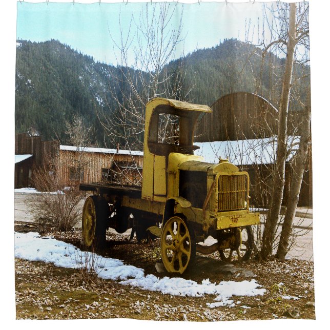 Rideaux De Douche Camion utilitaire historique 1912....... (Devant)