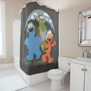 Rideaux De Douche Camp Sesame Street EST. 1969