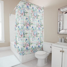 Campagne Ferme Pastel Floral Plaid