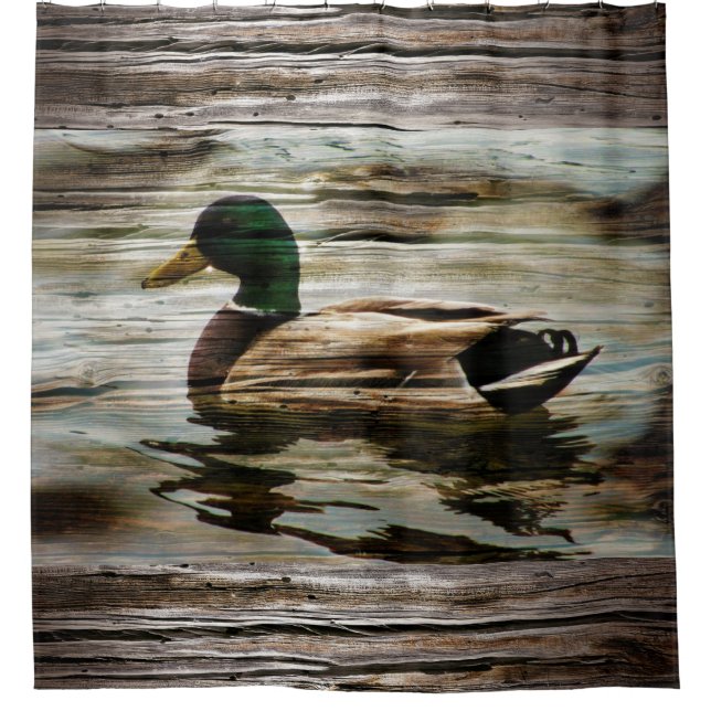 Rideaux De Douche Canard de Mallard (Devant)