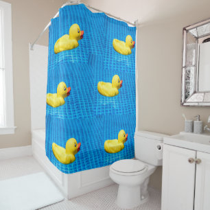 Rideaux De Douche Canards en caoutchouc jaune Salle de bain Douche r