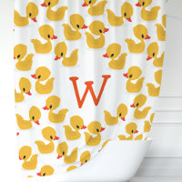 Canards en Caoutchouc Jaunes Mignons Monogramme