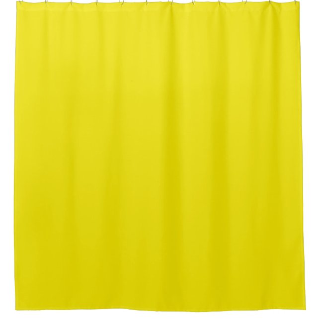 Rideaux De Douche Canari clair solide jaune (Devant)