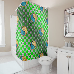 Rideaux De Douche Cancer & Chèvre de Feu