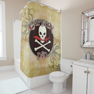 Rideaux De Douche Capitaine Papa - Embracé par Deep Deep