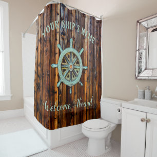 Rideaux De Douche Capitaine Wheel