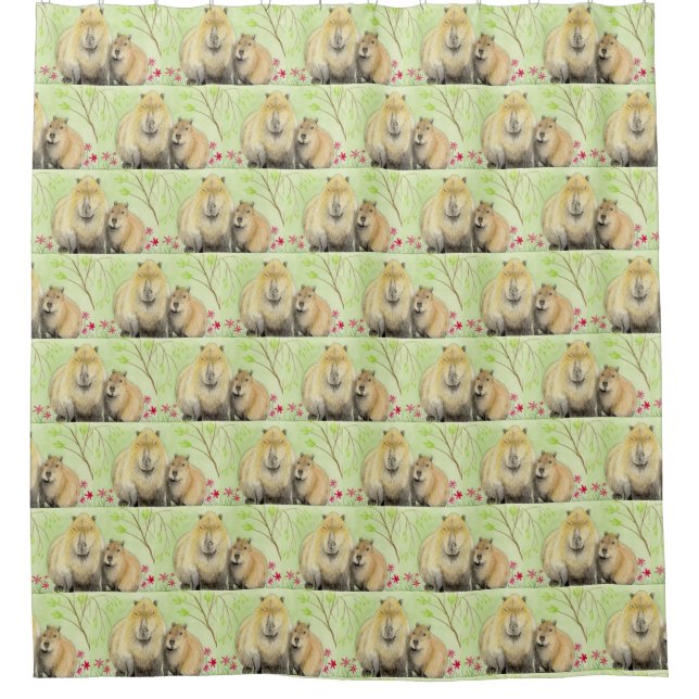 Rideaux De Douche Capybara (Devant)