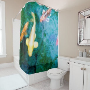 Rideaux De Douche Carpe Koï