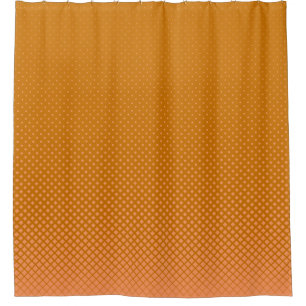 Rideaux De Douche Carré mi-teinte arrière - plan orange