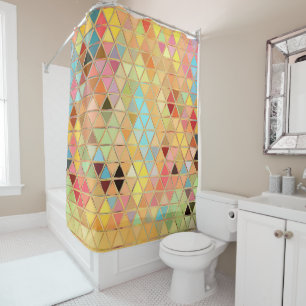 Rideaux De Douche Carreaux Vitré Boho