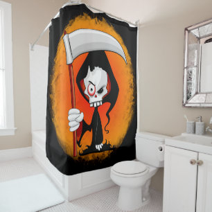 Rideaux De Douche Carton de la Faucheuse