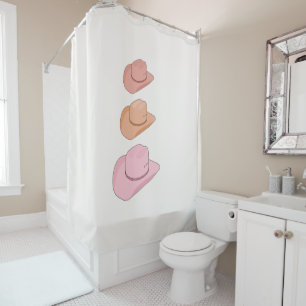 Rideaux De Douche Casquettes Cowboy