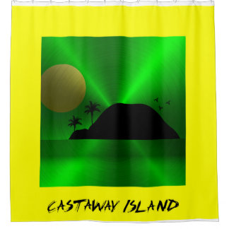 Rideaux De Douche Castaway Island