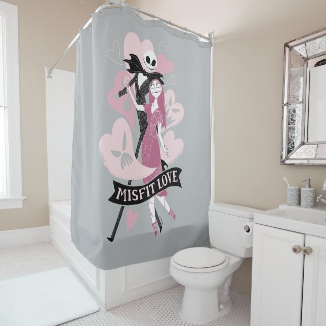 Rideaux De Douche Cauchemar avant Noël | Amour inadapté (En situation)