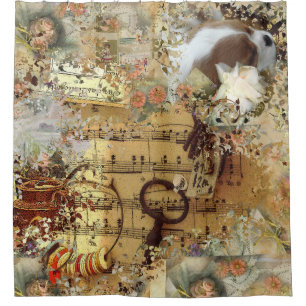 Rideaux De Douche Cavalier King Charles Spaniel, Blenheim