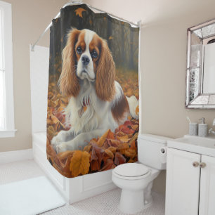 Rideaux De Douche Cavalier King en automne Feuilles automne Inspirat