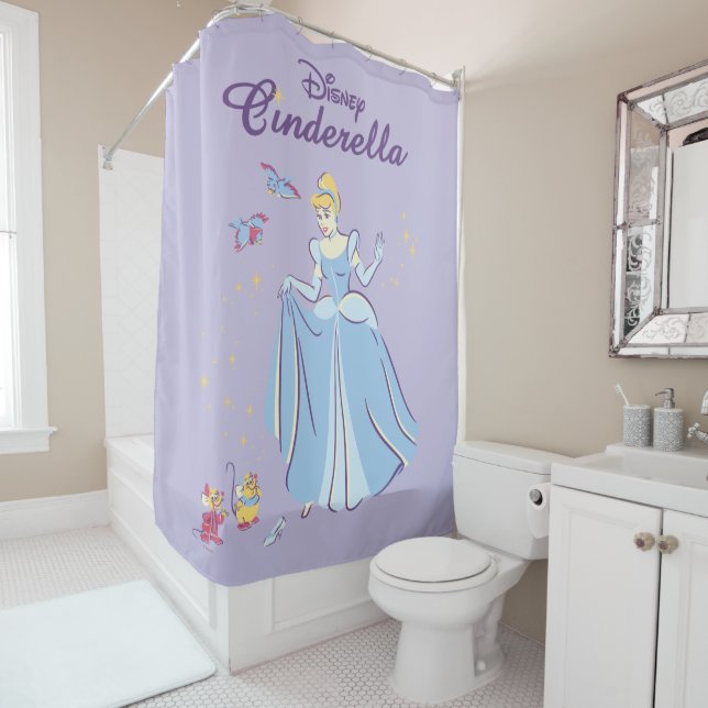Rideaux De Douche Cendrillon| Bibbidi, Bobbidi, Boo (En situation)