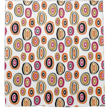 cercles colorés, art abstrait géométrique