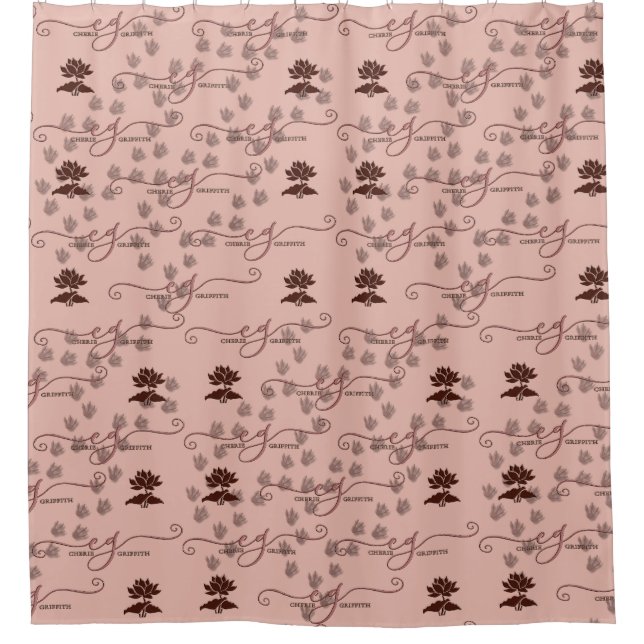 Rideaux De Douche CG-Lotus Dragon Prints (Devant)