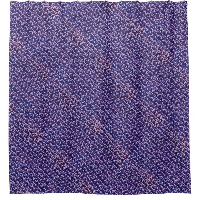 Rideaux De Douche Chaîne Métal Violet Courrier Métallique Style Médi (Devant)
