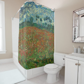 Rideaux De Douche Champ de culture Van Gogh