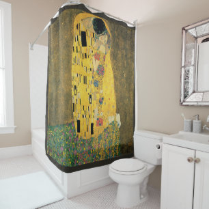Rideaux De Douche Changez la couleur ! Le Baiser de Klimt, Art Vinta