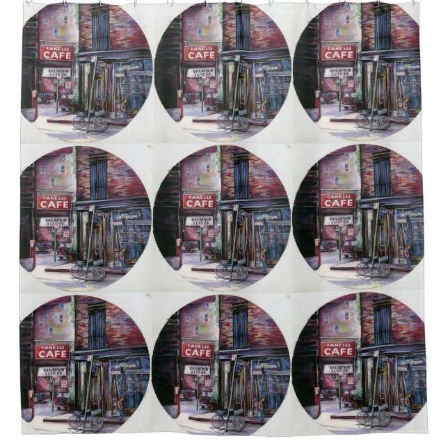 Rideaux De Douche Charme de Fanelli, New York (Devant)