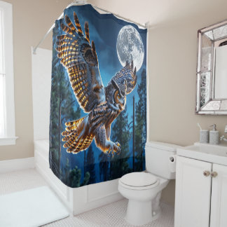 Rideaux De Douche Chasse aux chouettes