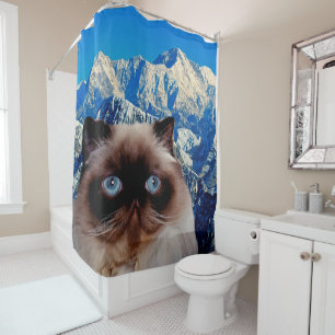 Rideaux De Douche Chat de l'Himalaya