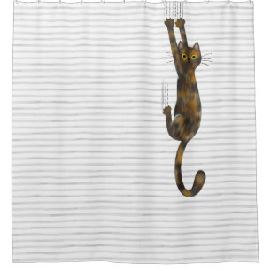 Rideaux De Douche Chat Tortoise Coque Accroché Drôle Tortie Cat