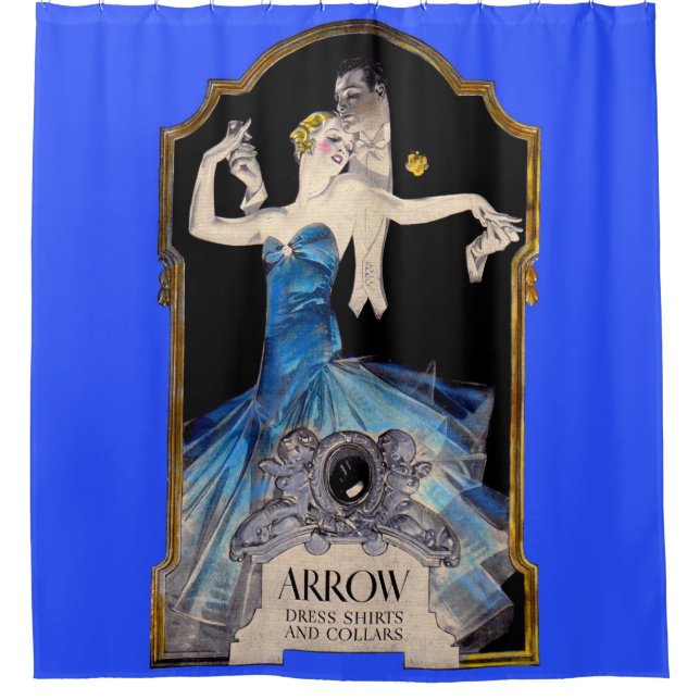 Rideaux De Douche Chemise Leyendecker Arrow 1920 et no 1 (Devant)